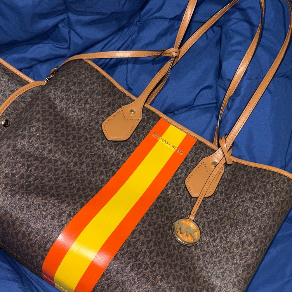 MK large Eva stripe tote
